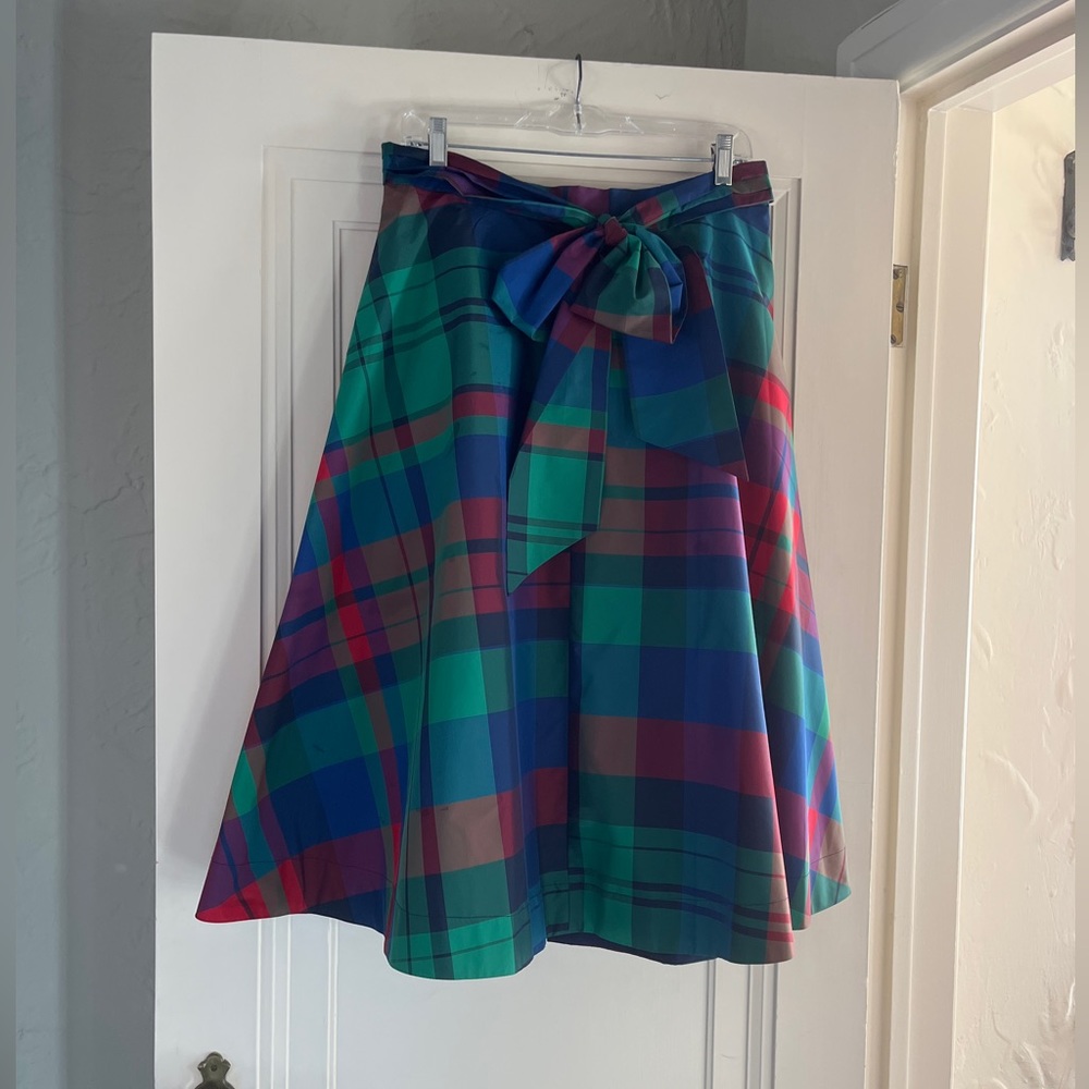 Maeve Taffeta Sorbonne high waisted skirt Size 10